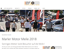 Tablet Screenshot of marlermotormeile.de